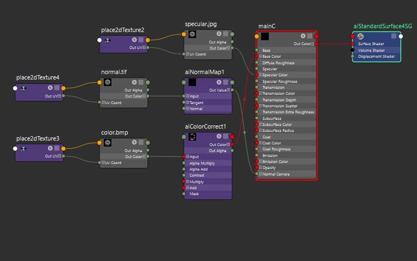 Ai mapping. Как подключить карты к AISTANDARDSURFACE.