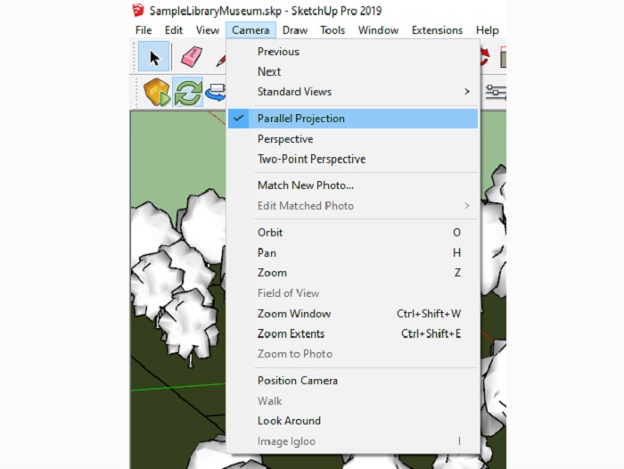 Orthographic trong Enscape