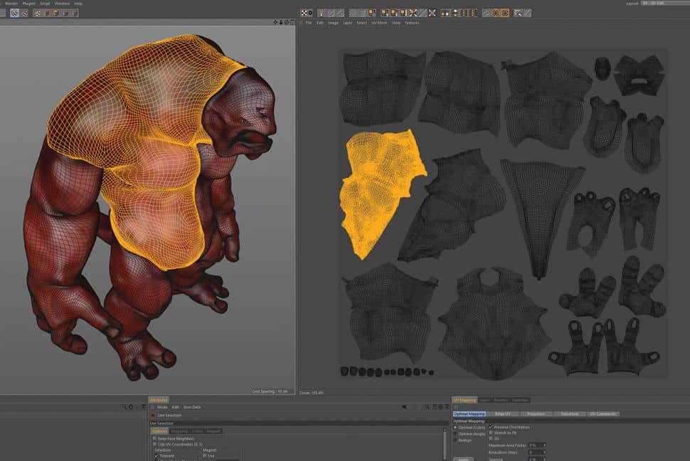 Separate your model into good UV sets and you'll thank yourself later (Source: creative bloq.com)