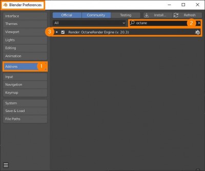 OctaneRender for Blender 3