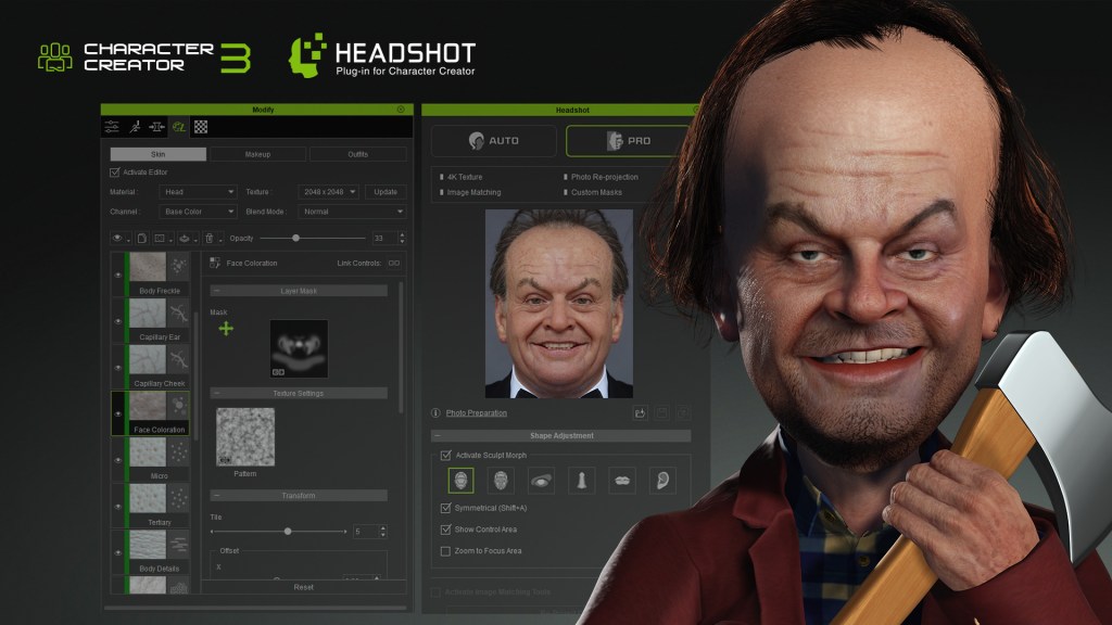 reallusion character creator headshot