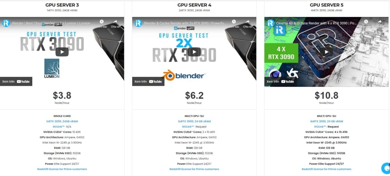 GPU Cloud Rendering Service