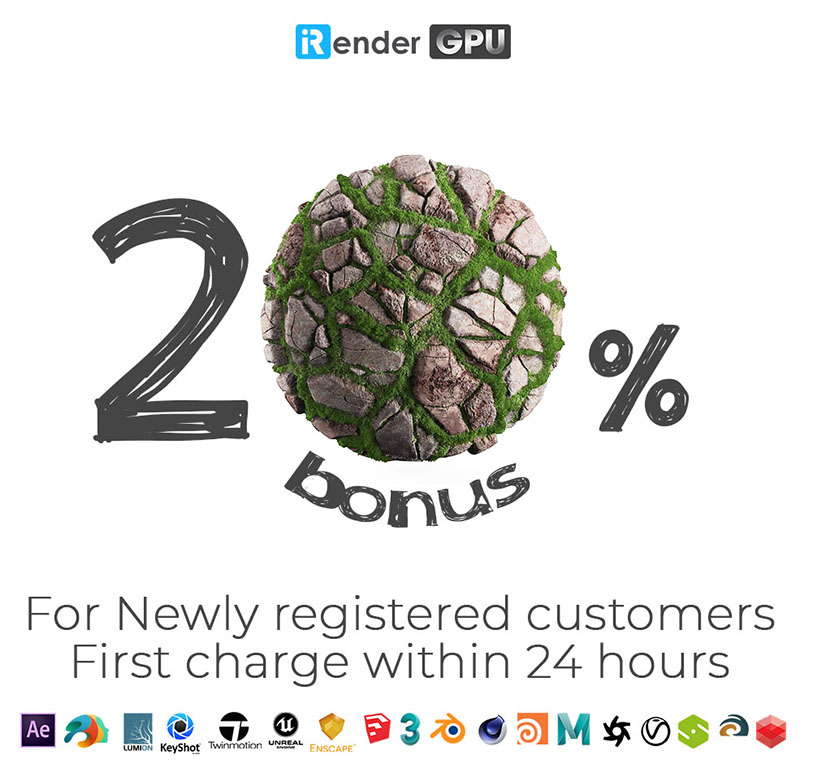 Set up Keyshot Network Rendering with iRender Cloud Renderfarm Bonus