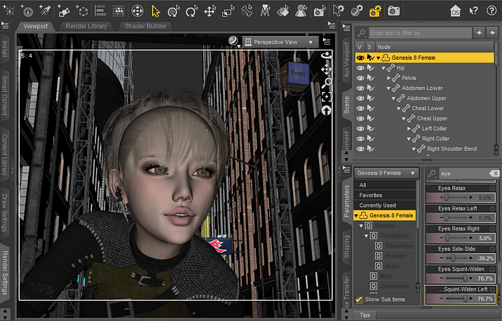 Daz3D Realistic render