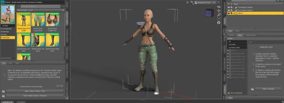How to create 3D hair with Daz Studio and Blender 3