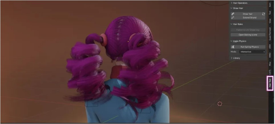 How to create 3D hair with Daz Studio and Blender 2