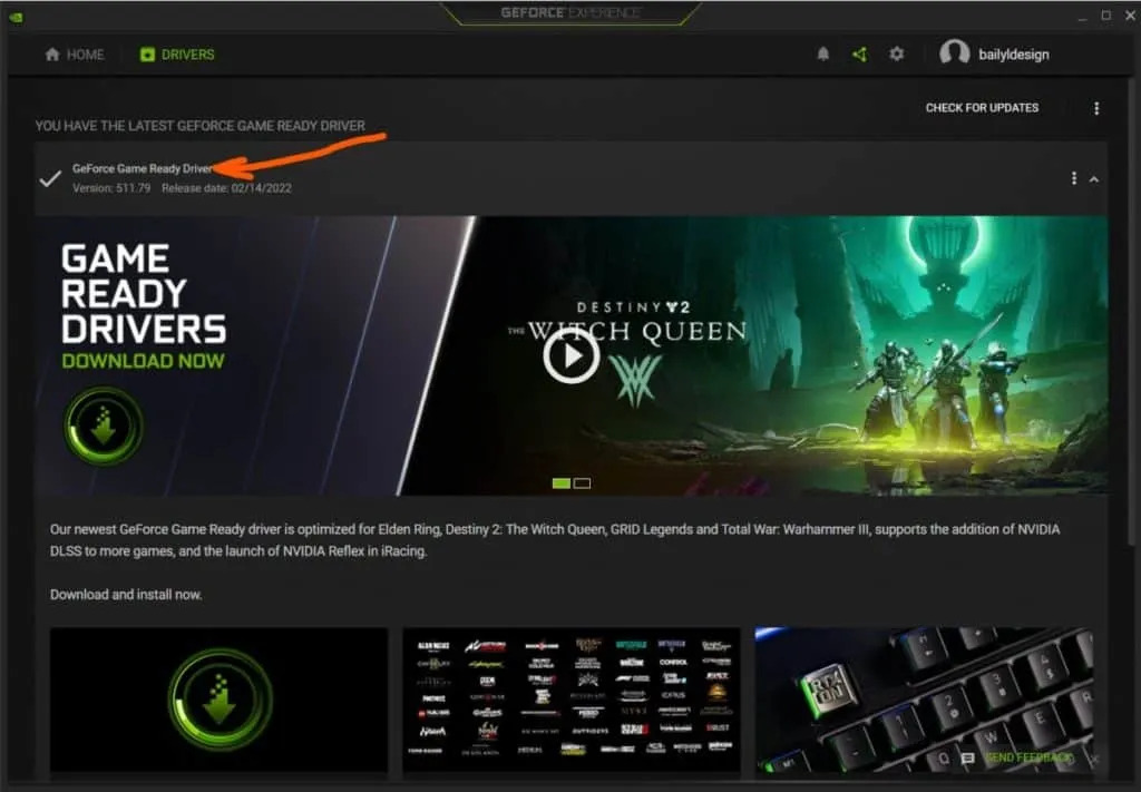 Nvidia Geforce Experience Update Driver