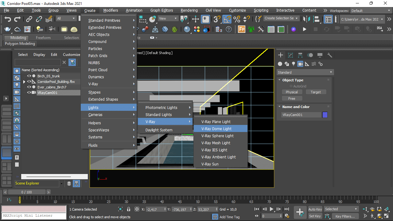 Setup HDRI lighting in 3ds Max and Vray with iRender 4