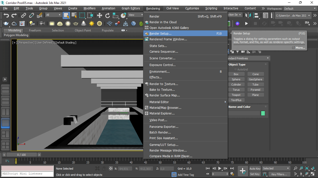 Setup HDRI lighting in 3ds Max and Vray with iRender 1