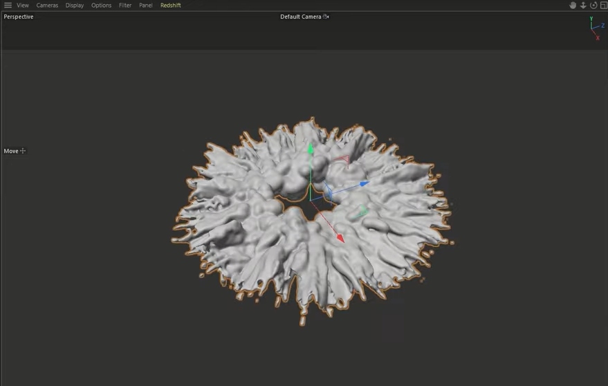 Create a Slow Motion Liquid Burst with Redshift7
