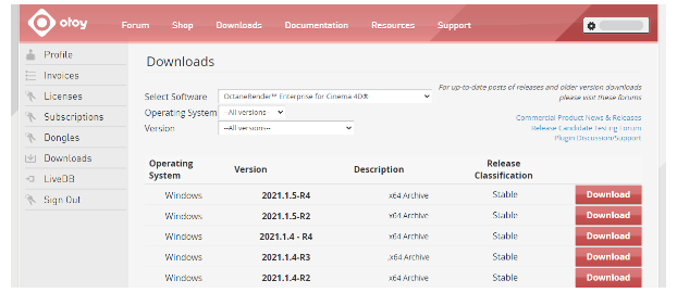 Cinema 4D trên iRender Servers