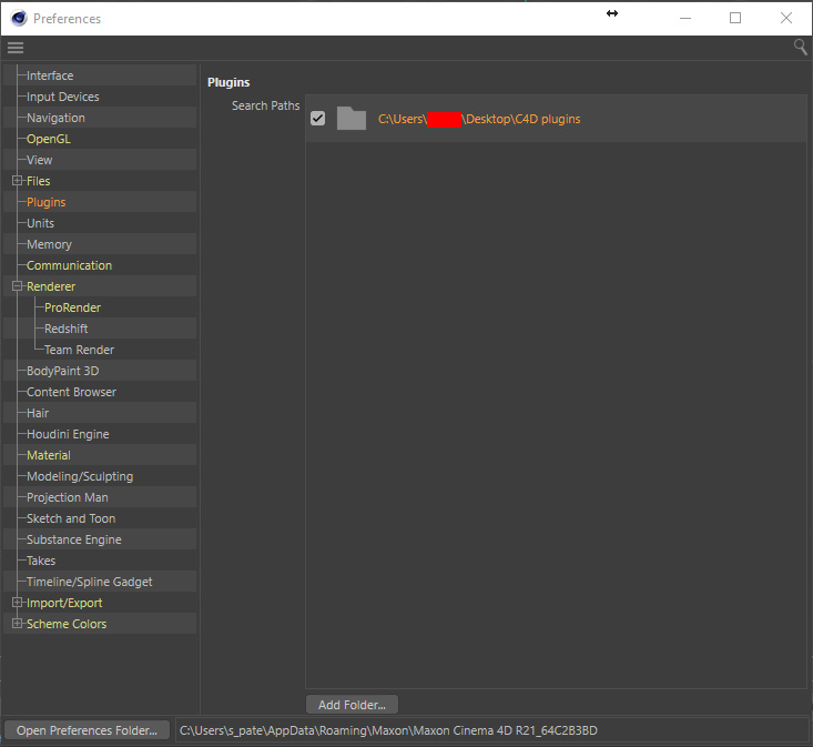 Redshift không hiển thị