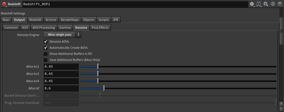 A deep dive into Altus and OptiX denoiser in Redshift iRender with Redshift 03