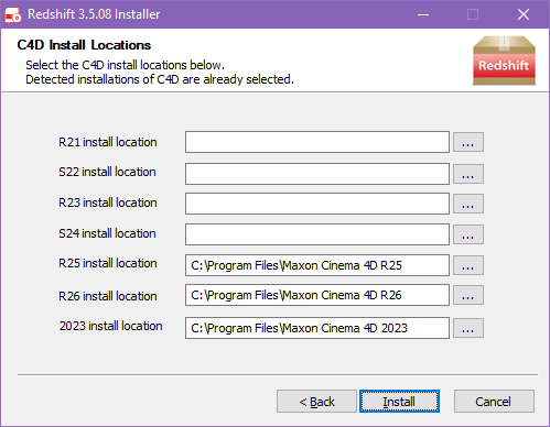 trình kết xuất Redshift