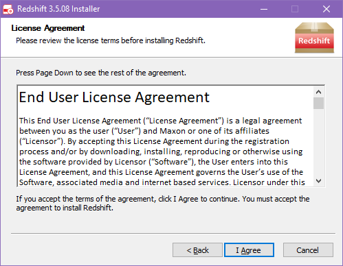 trình kết xuất Redshift