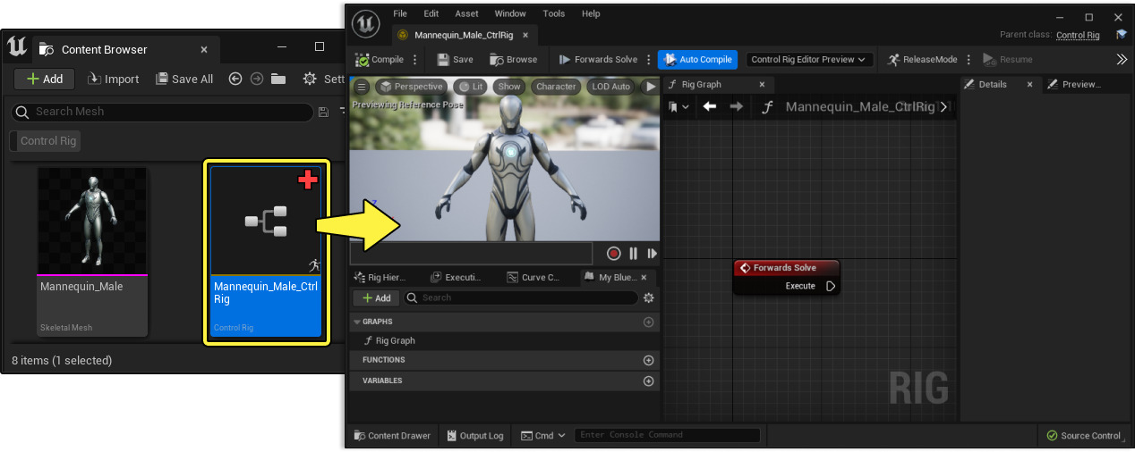 Basic fundamentals of Control Rig in Unreal Engine 3
