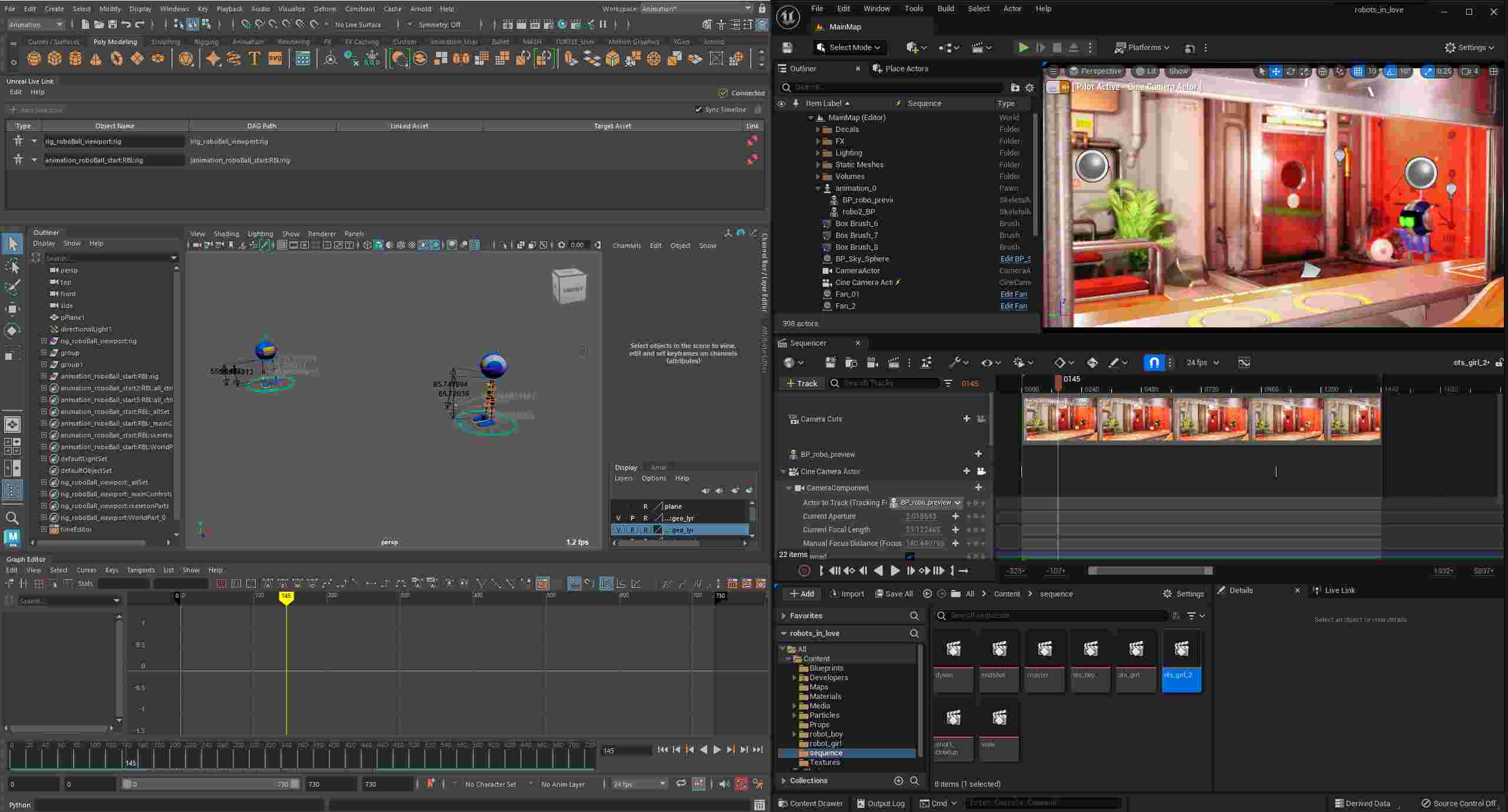 Overview of Unreal Live Link for Autodesk Maya 1