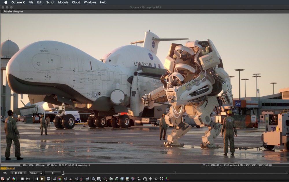 Octane and its GPU support: NVIDIA vs. AMD with iRender 06
