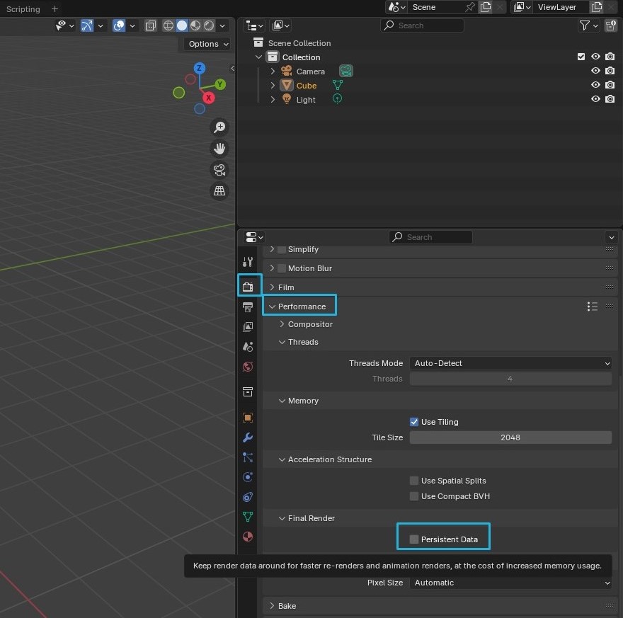 How to speed up Blender Cycles X rendering 2
