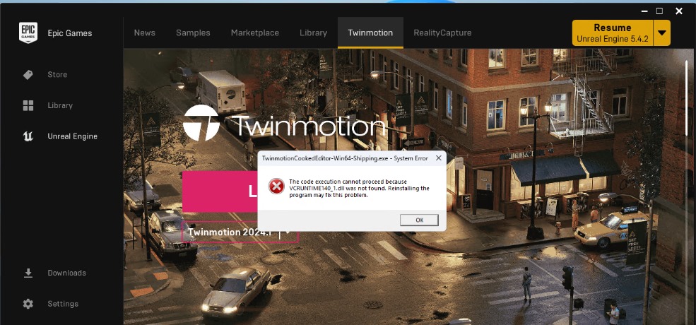 How to fix Twinmotion not opening on Windows and macOS 1