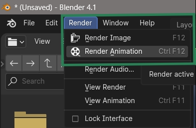 How to convert an Image Sequence into a Video File in Blender 6
