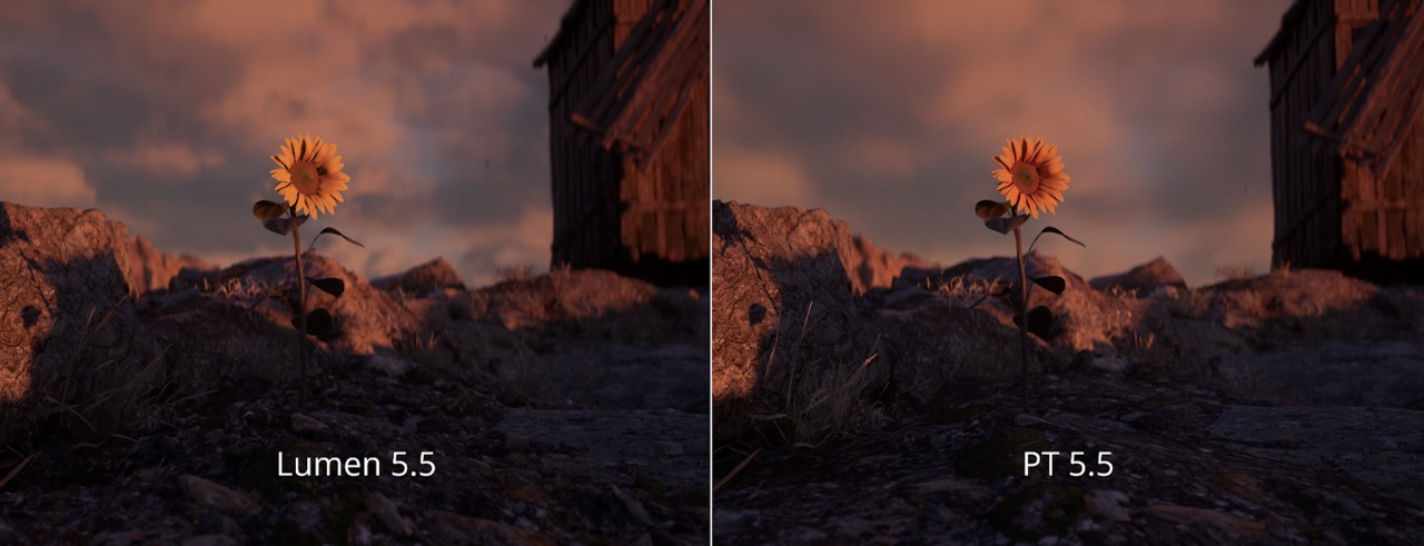 Lumen vs Path Tracer in Unreal Engine 5.5: Which One is Better 2
