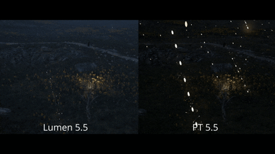 Lumen vs Path Tracer in Unreal Engine 5.5: Which One is Better 4