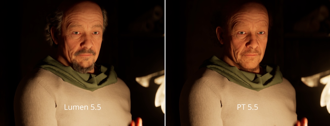 Lumen vs Path Tracer in Unreal Engine 5.5: Which One is Better 8