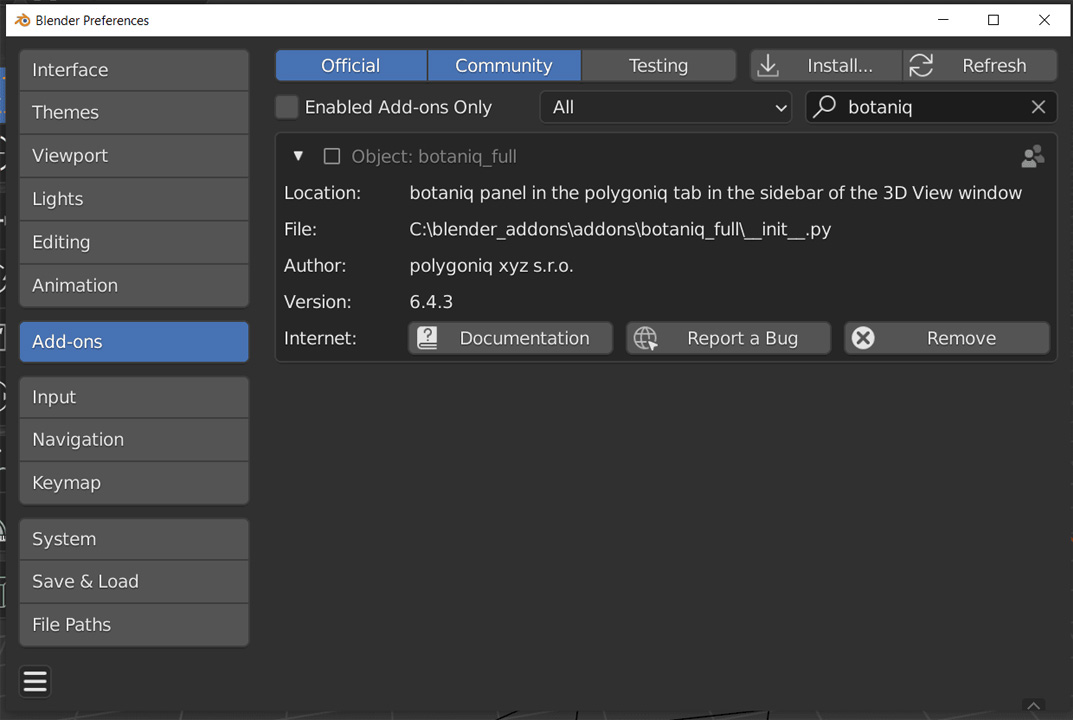 How to fix “Botaniq Assets Missing” in Blender 2