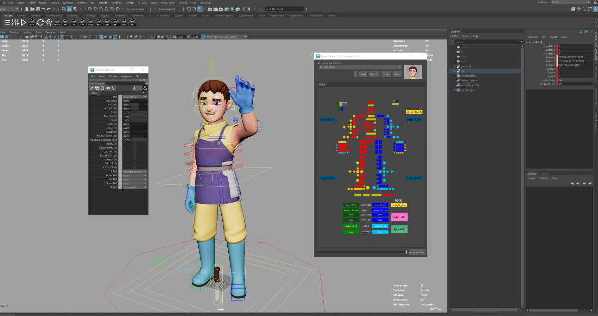 Top 7 Free “Must-Have” Plugins (Scripts) for Autodesk Maya 2026 3