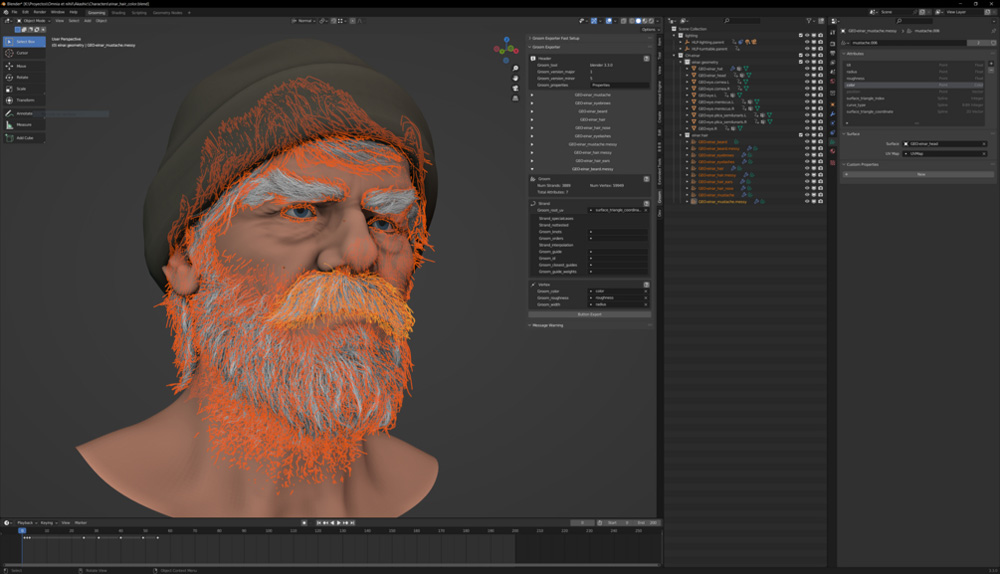 Integrating Blender Hair into Unreal Engine Groom System image 7