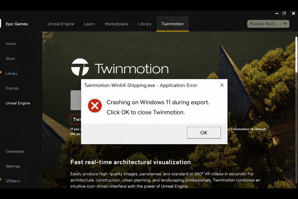 How To Fix Twinmotion Crashing on Windows 11 During Export image 1