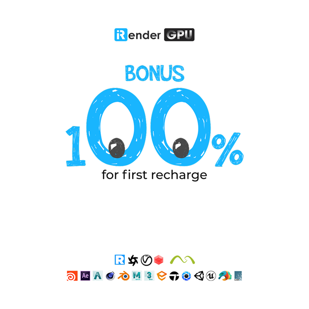 iRender Bonus 100%