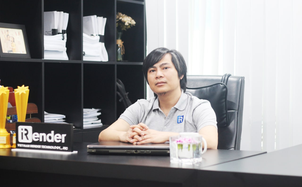 Anh Lê Quang Hiếu - CEO của iRender Việt Nam.